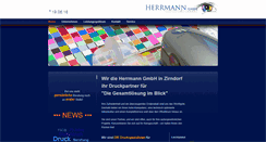 Desktop Screenshot of herrmannprint.de
